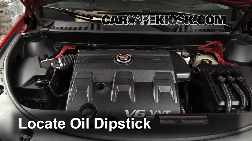 2011 Cadillac SRX 3.0L V6 Oil Check Oil Level